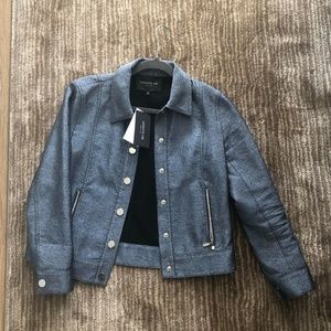 Lafayette 148 New York Soft Metallic NWT Jacket